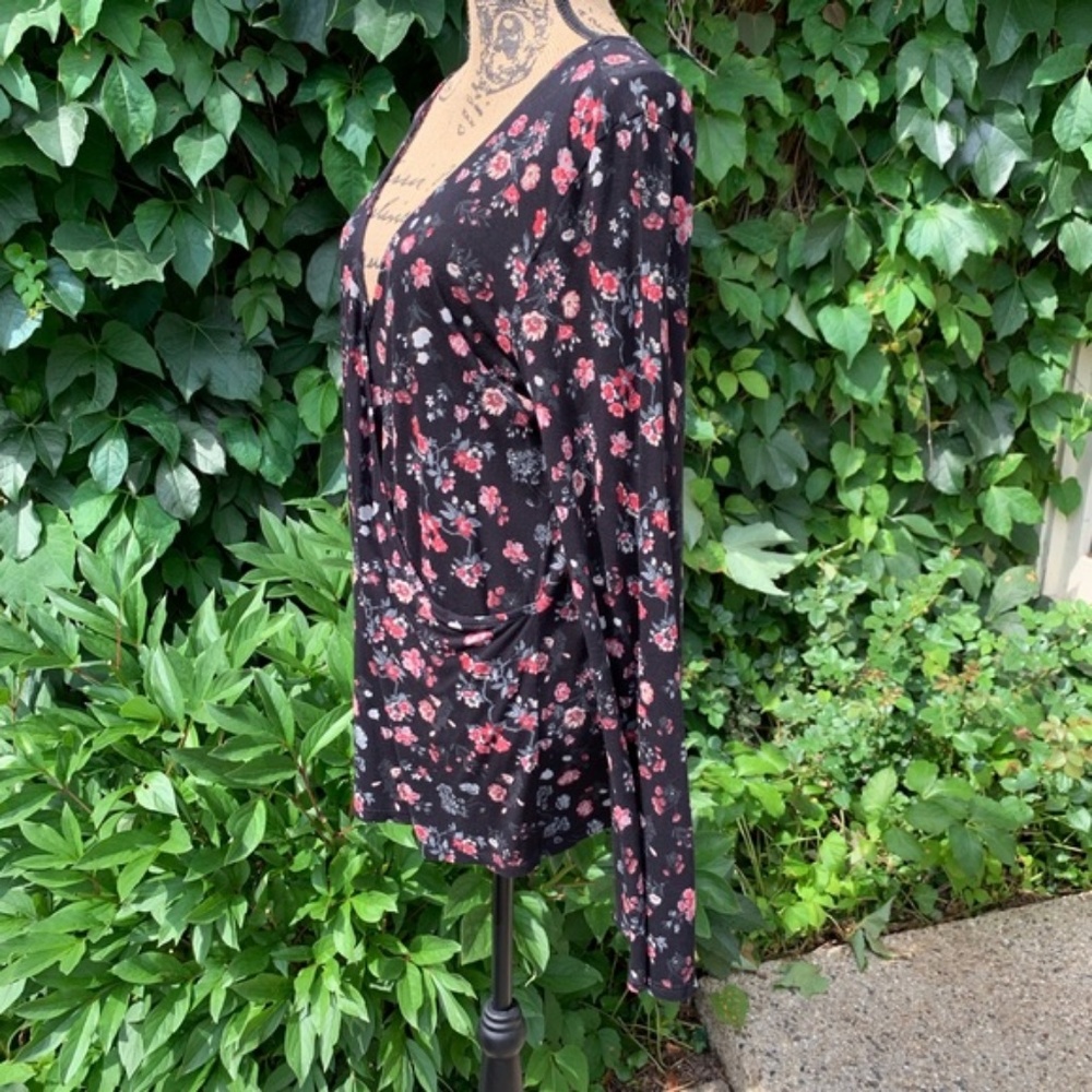 LUCKY BRAND Wrap-Style Top, L_5